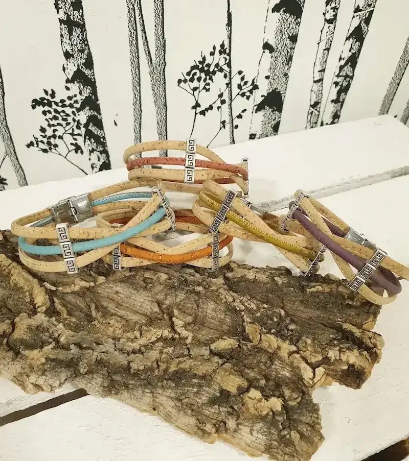 Collection de bijoux en liège naturel Made in alsace EssenTerra