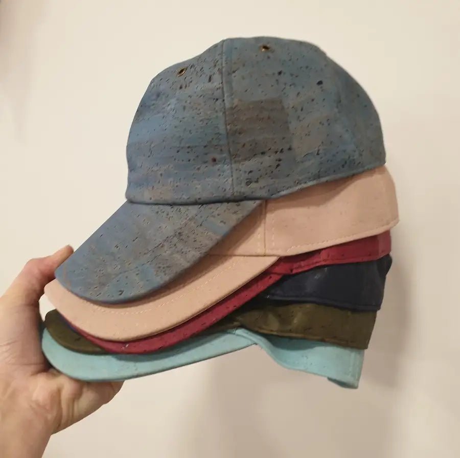 Collection de casquettes en liège naturel