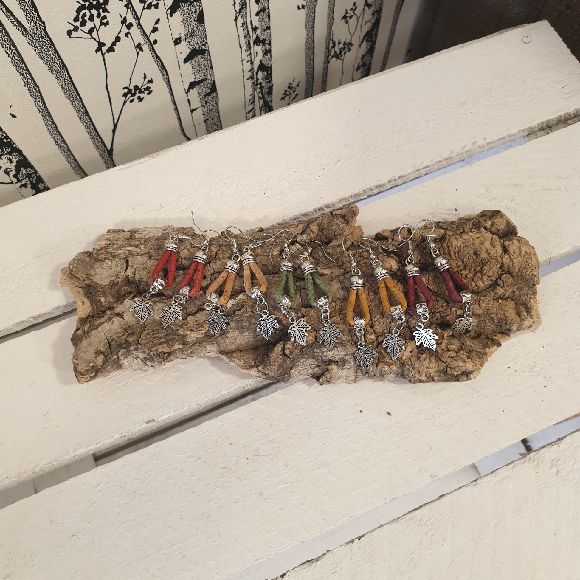 Boucles d’oreilles en liège Natura EssenTerra