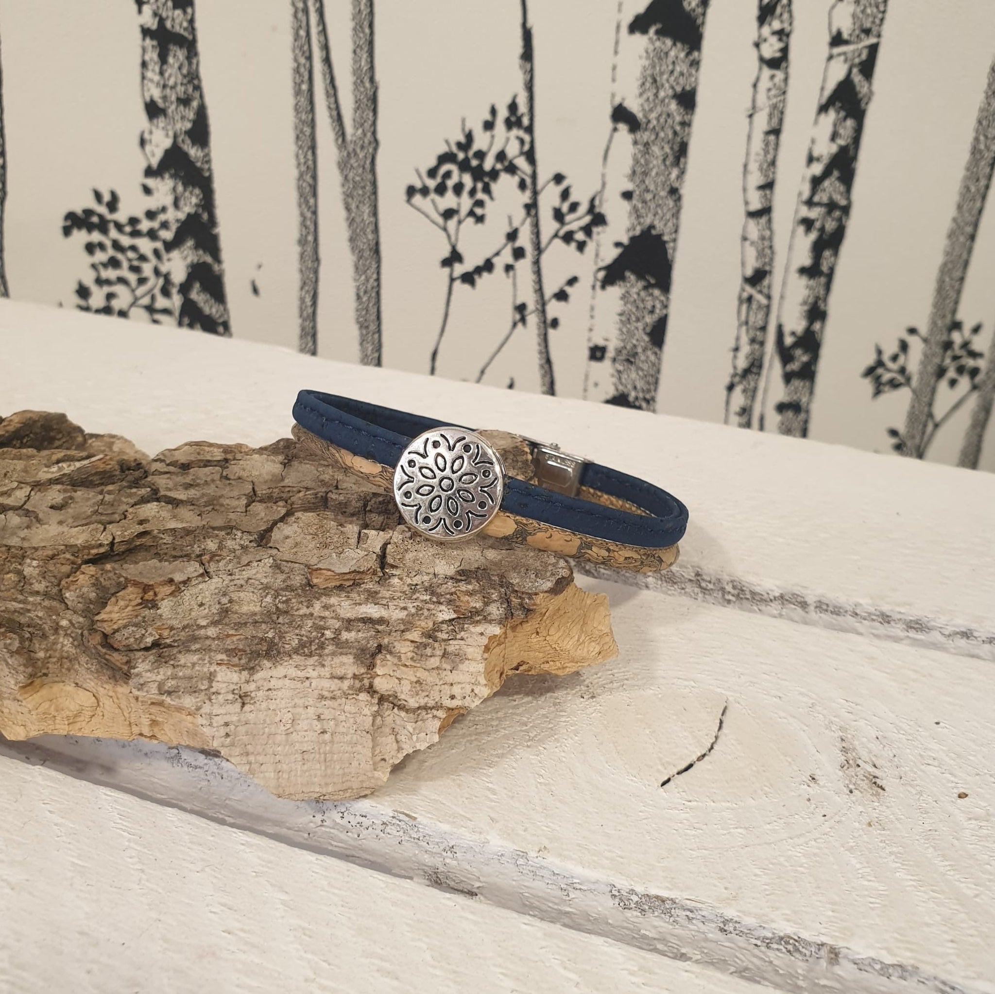 Bracelet artisanal - liège portugais - vue de devant