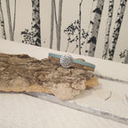 Bracelet Floria en liège avec fleur