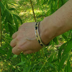 Bracelet jonc léopard - vue portée
