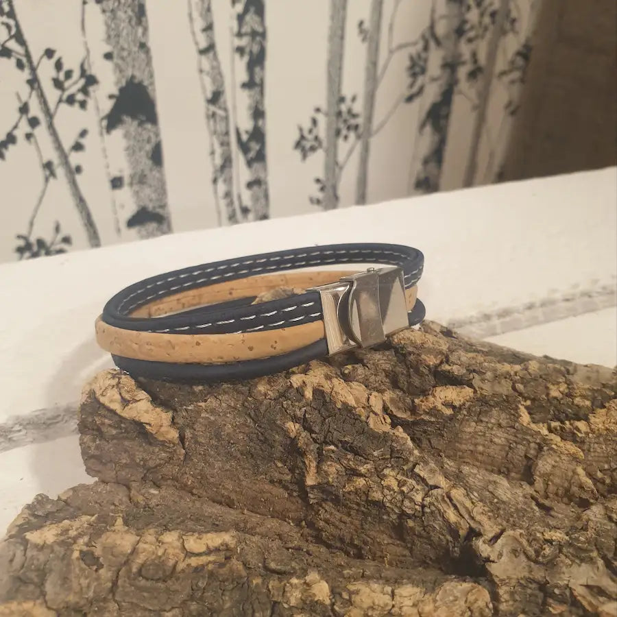 VUE ARRIERE BRACELET EN LIEGE