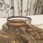VUE ARRIERE BRACELET ETHIQUE MARRON 