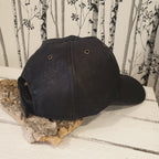 Casquette en liège noir - vue de côté