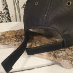Casquette en liège noir Noira avec fermeture réglable