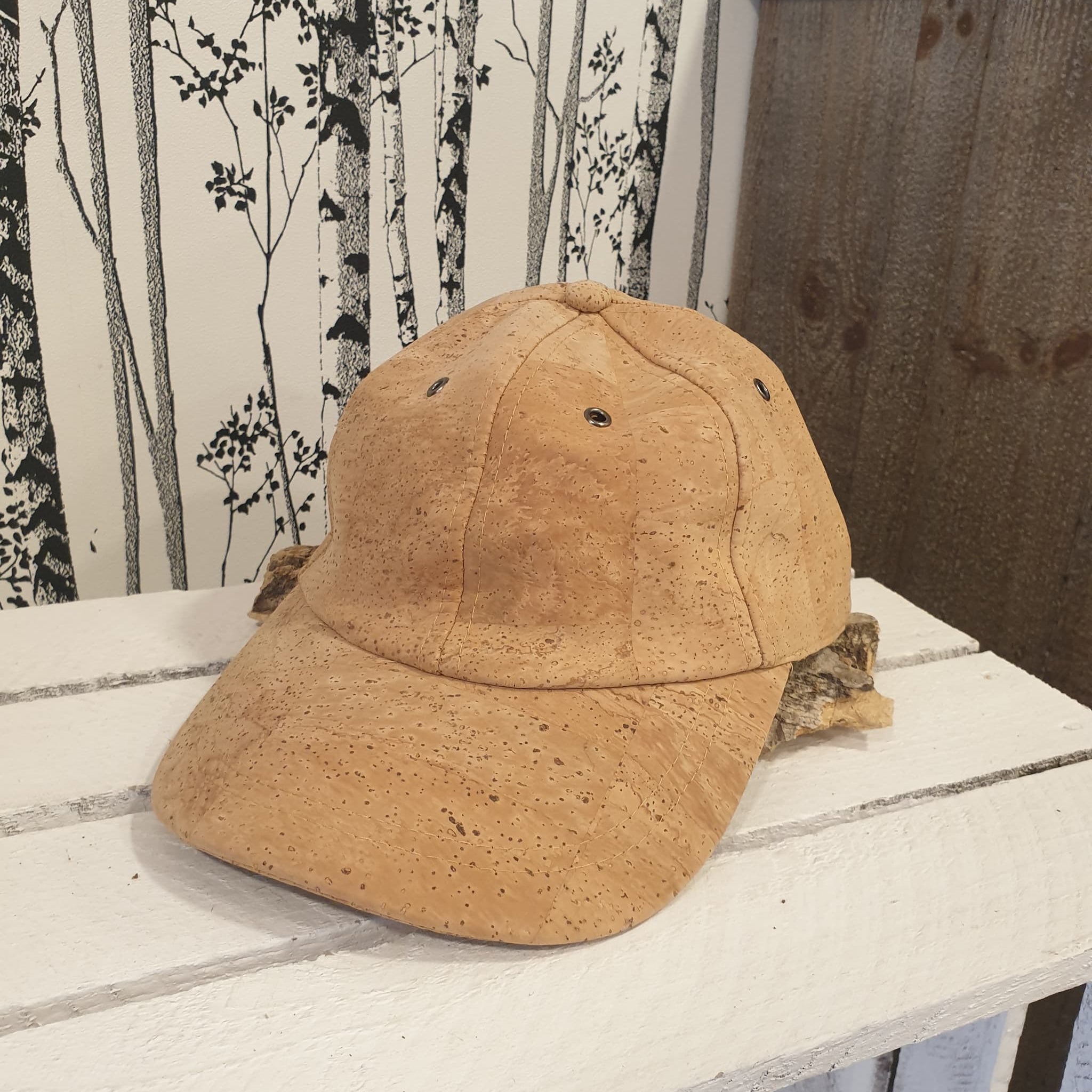 Casquette Alina en liège naturel vue de face