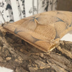 Étui à lunettes en liège avec motifs – fermeture pression