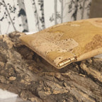 Étui à lunettes en liège naturel et doré – fermeture pression