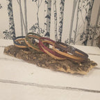 vue d'ensemble des bracelets vegan fait main