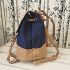 Mini sc à dos - liège et tissus - vue de dôté