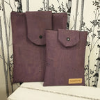 pochette a livres fait main violetta 2 formats