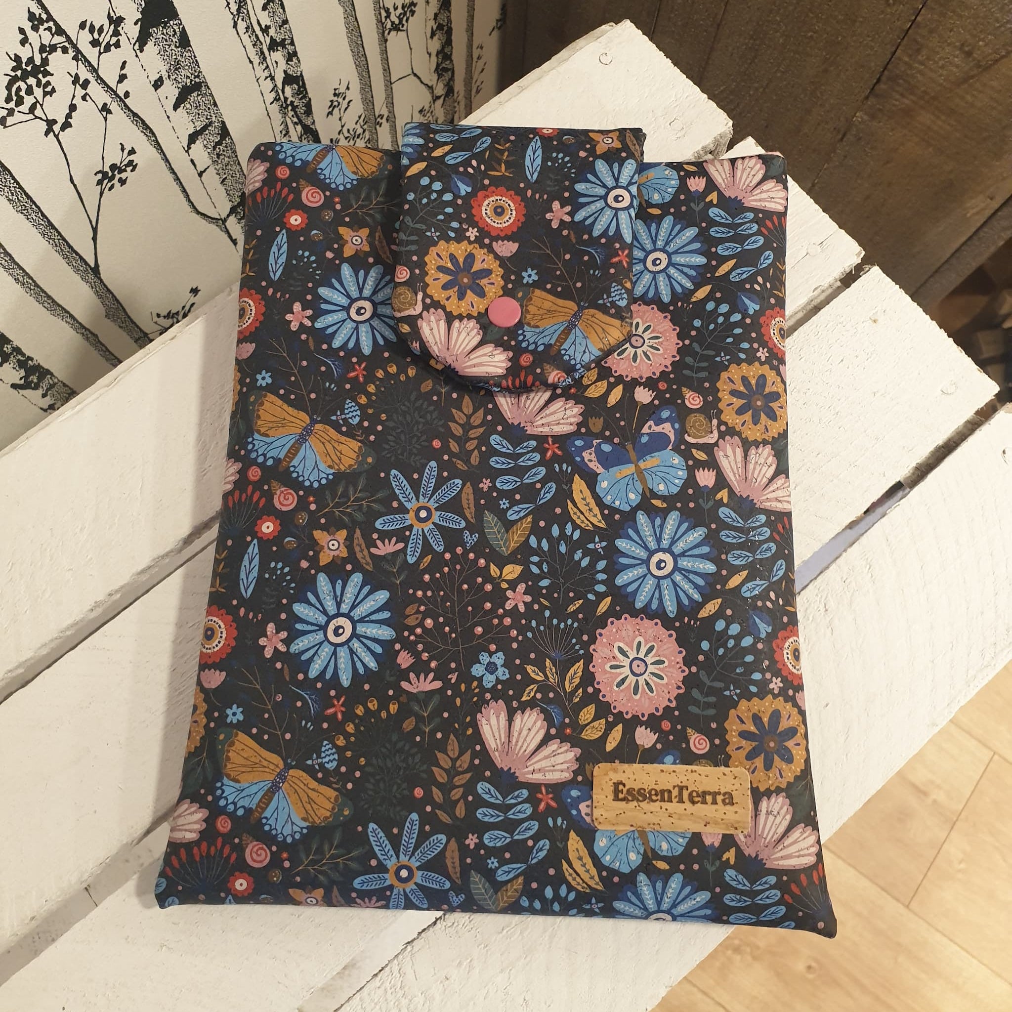 Pochette livre vegan- vue de devant