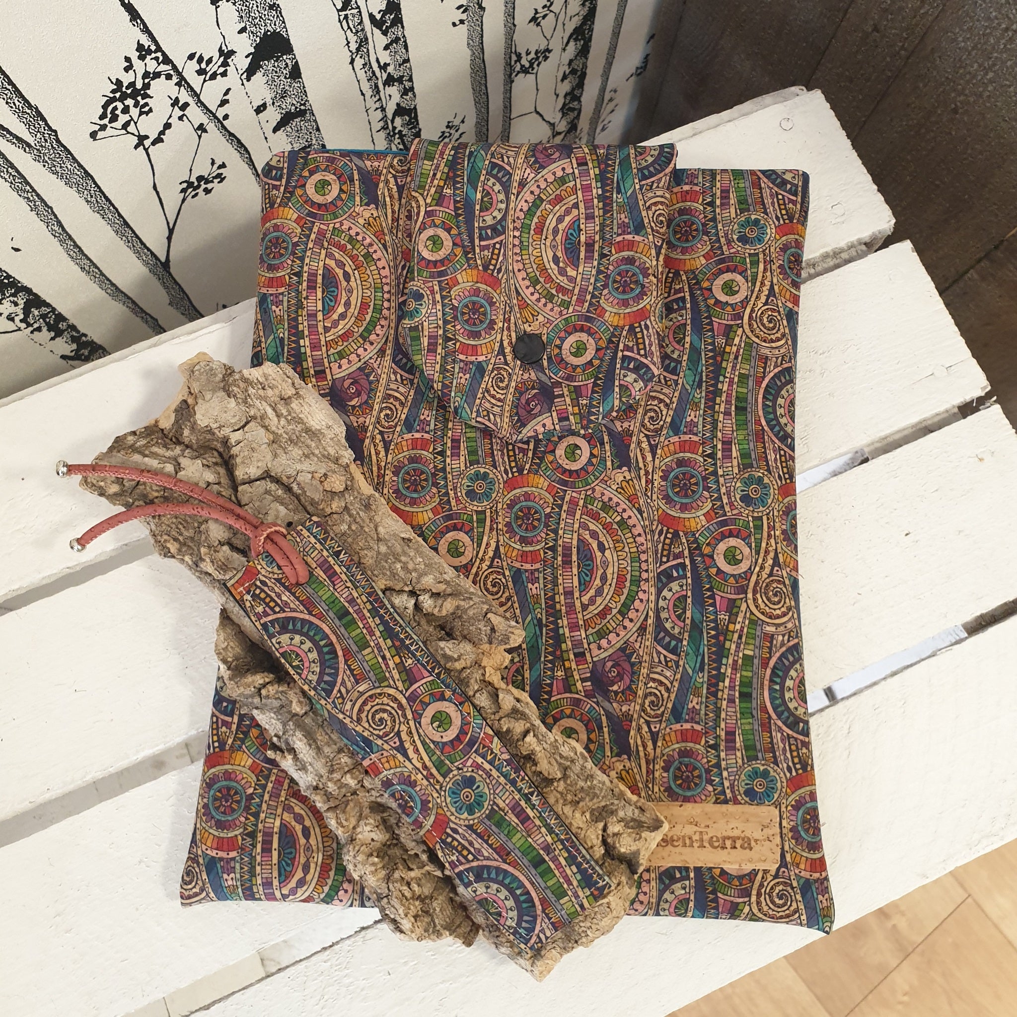 Pochette à livres en liège Sandra EssenTerra