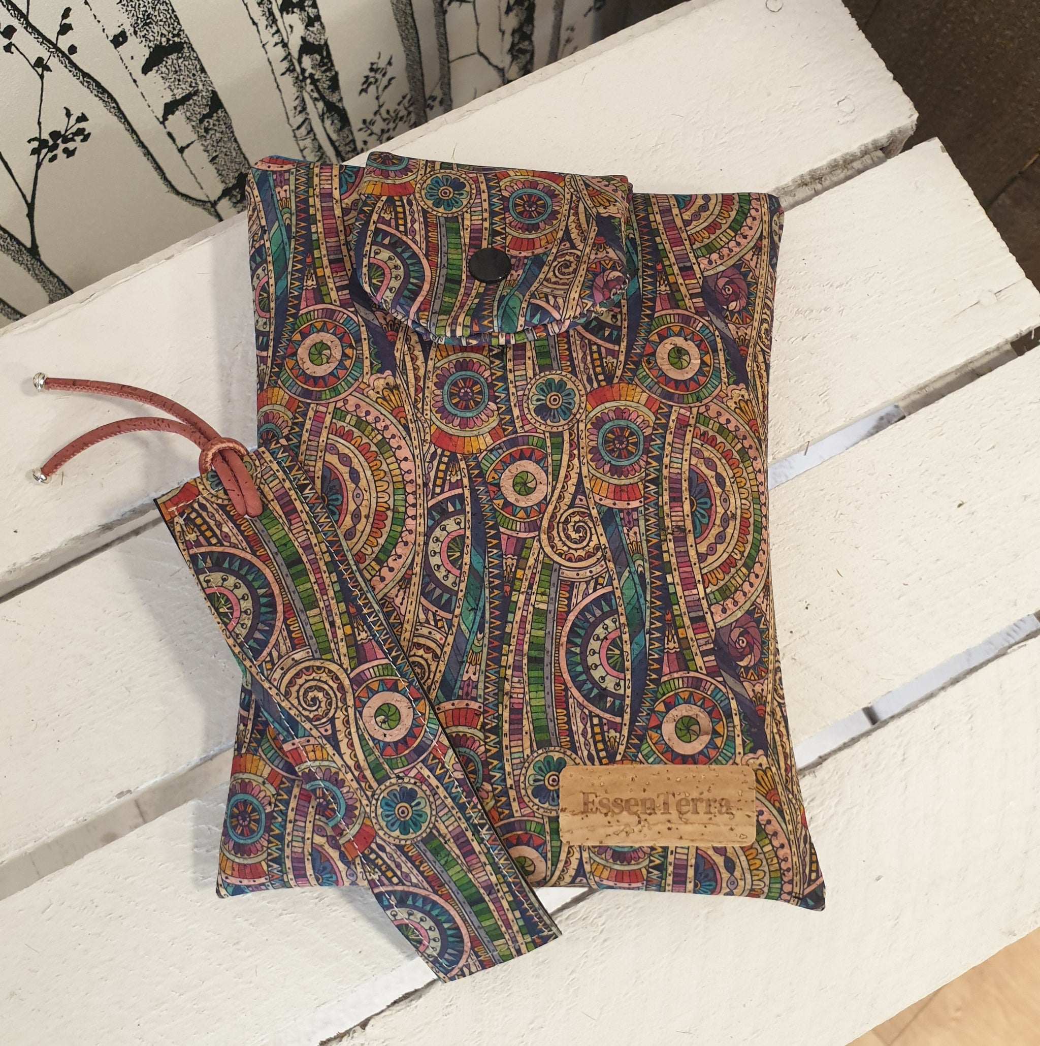 Pochette à livres en liège Sandra EssenTerra