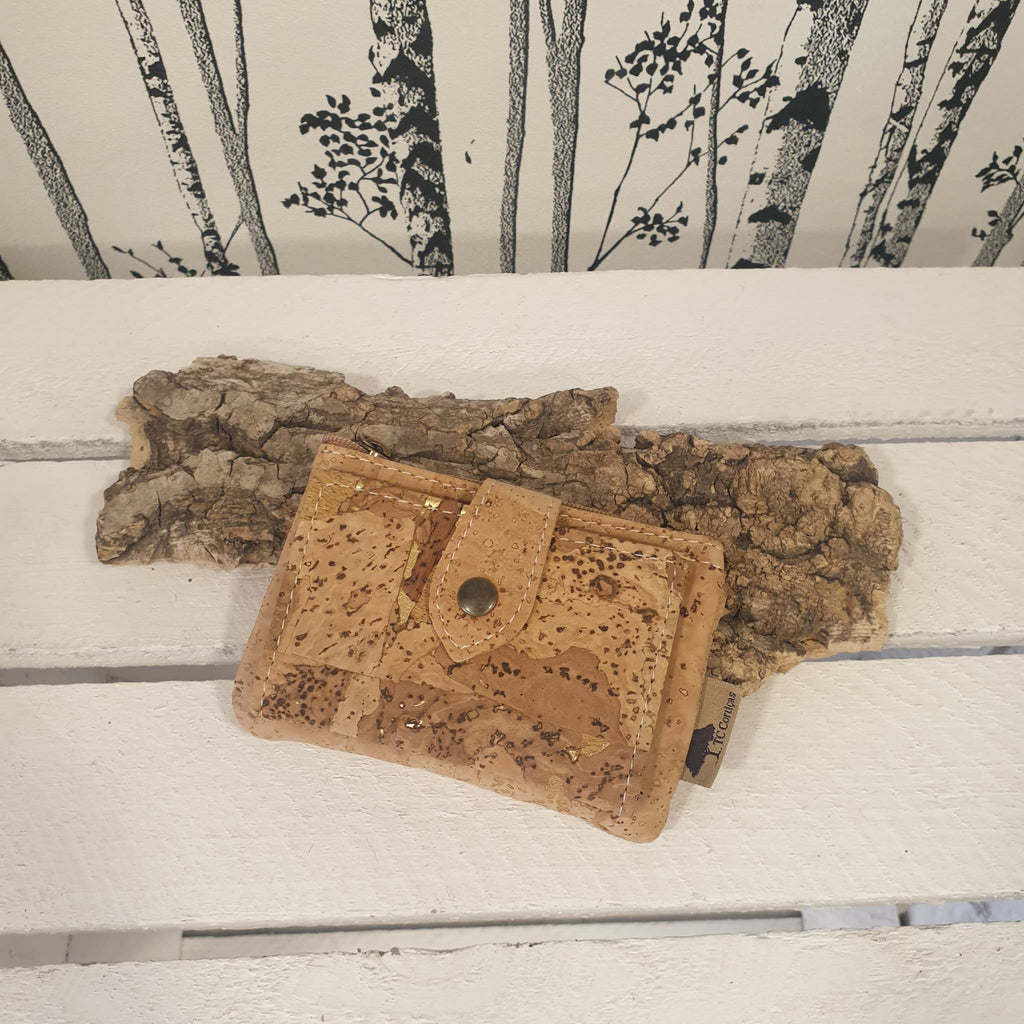 Porte-monnaie vegan - modèle A16 - vue de devant