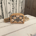 Porte-monnaie Calista avec motif quadrillé sur l’avant