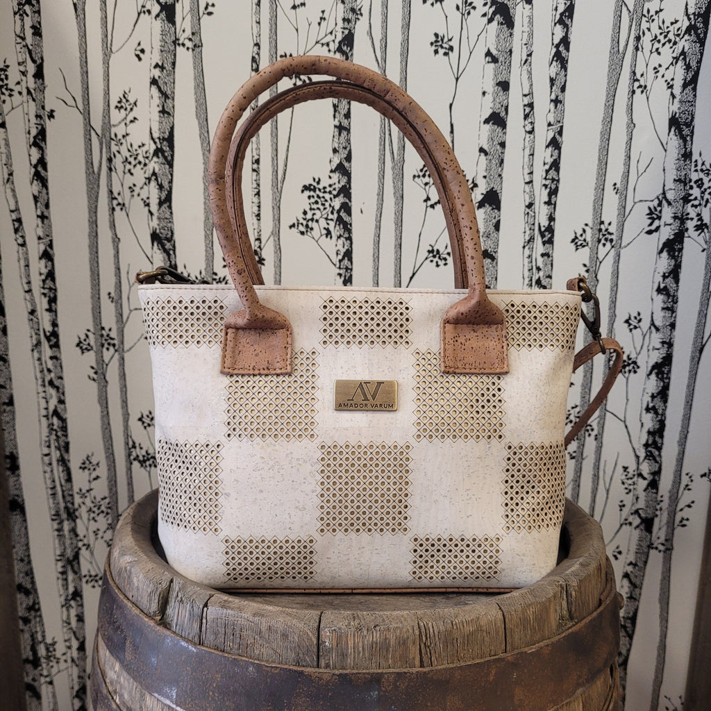 Sac à main liège- fabrication artisanale - Vue de devant