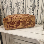 Sac à main Eloria en liège marron avec bandoulière réglable - vue de dessous