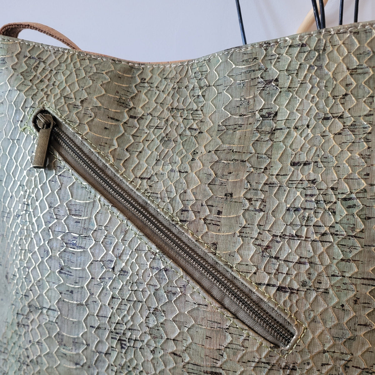 ZOOM AVANT SAC BANDOULIERE LIEGE TEXTURE