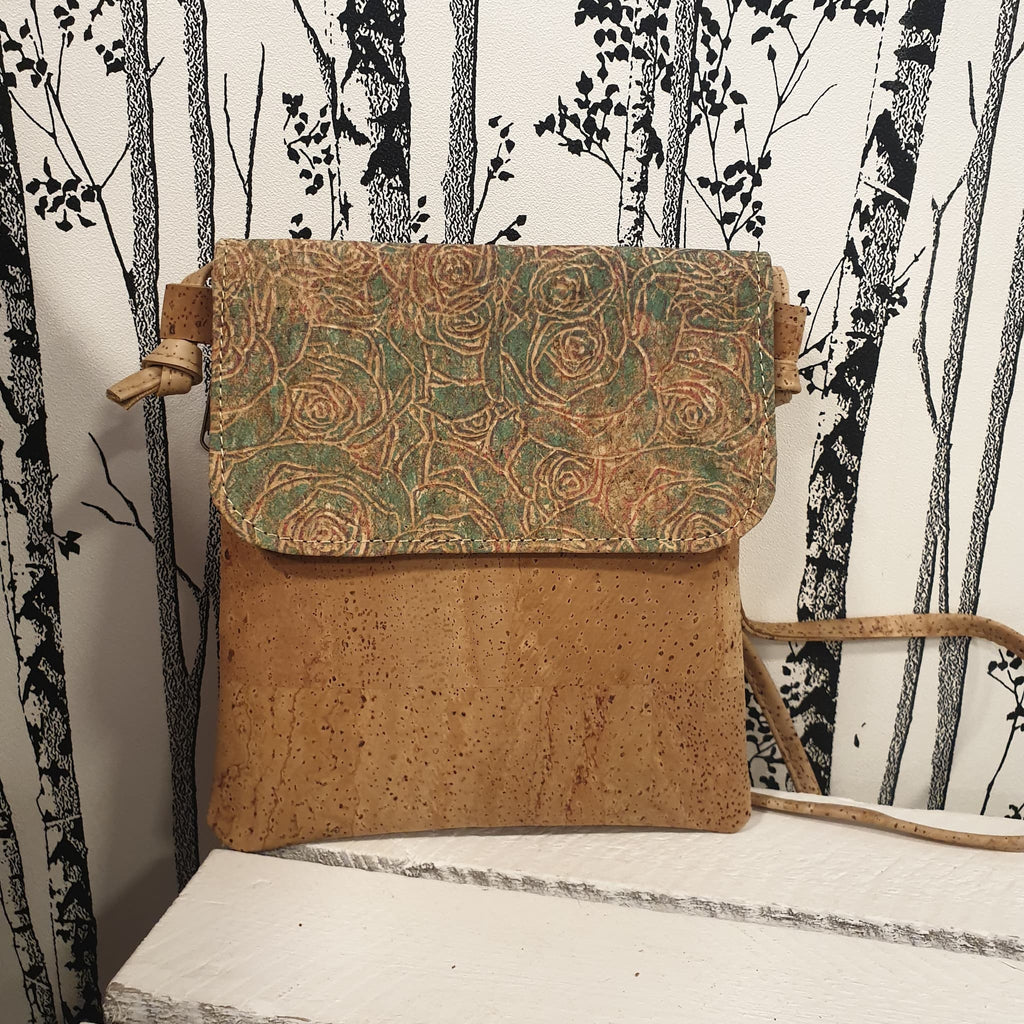 Sac bandoulilère liège portugais - haguenau - vue de devant