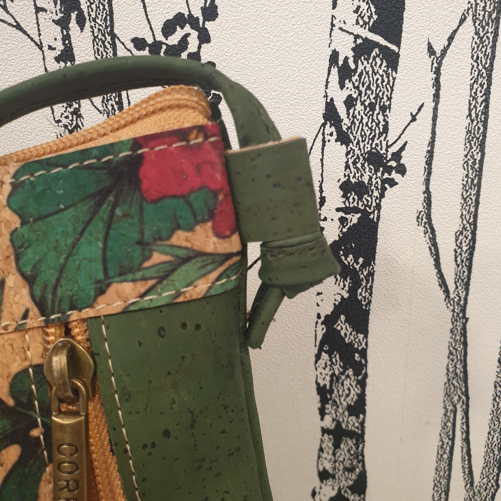 Zoom sur attache bandoulière sac floralie - alsace