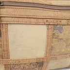 Zoom detail motif et coloris liège - sac bandoulière sienna