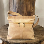 Sac en liège avec poches zippées sur le devant