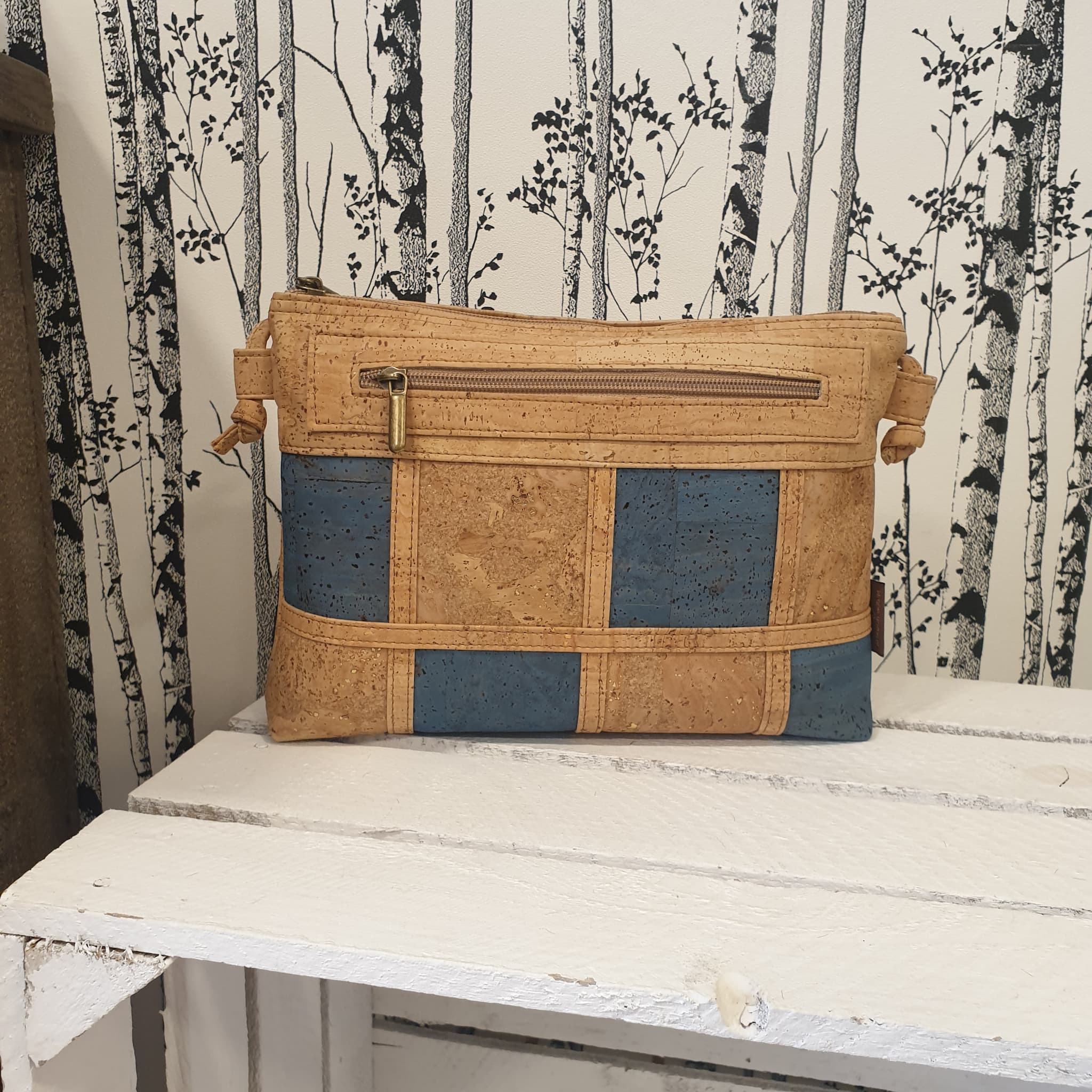 Sac bandoulière ethique - artisanat - vue de devant