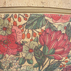 Zoom motif fleuri - sac bandouliere ilège