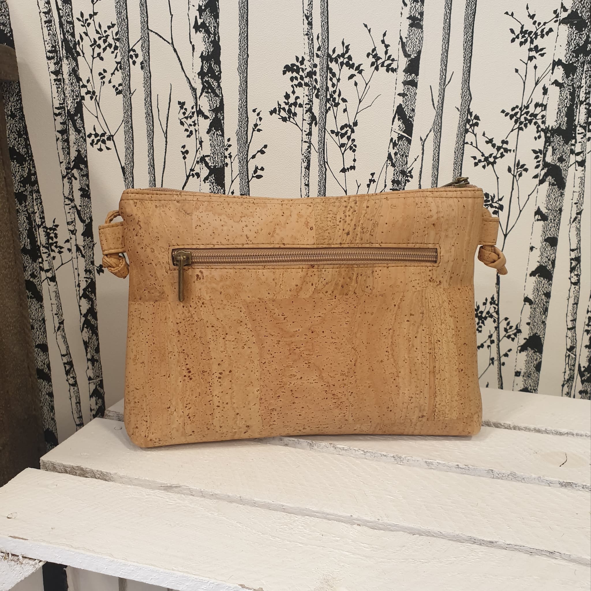 Sac liege naturel portugais - vue de derrière