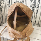 Détail intérieur sac à dos - création artisanale