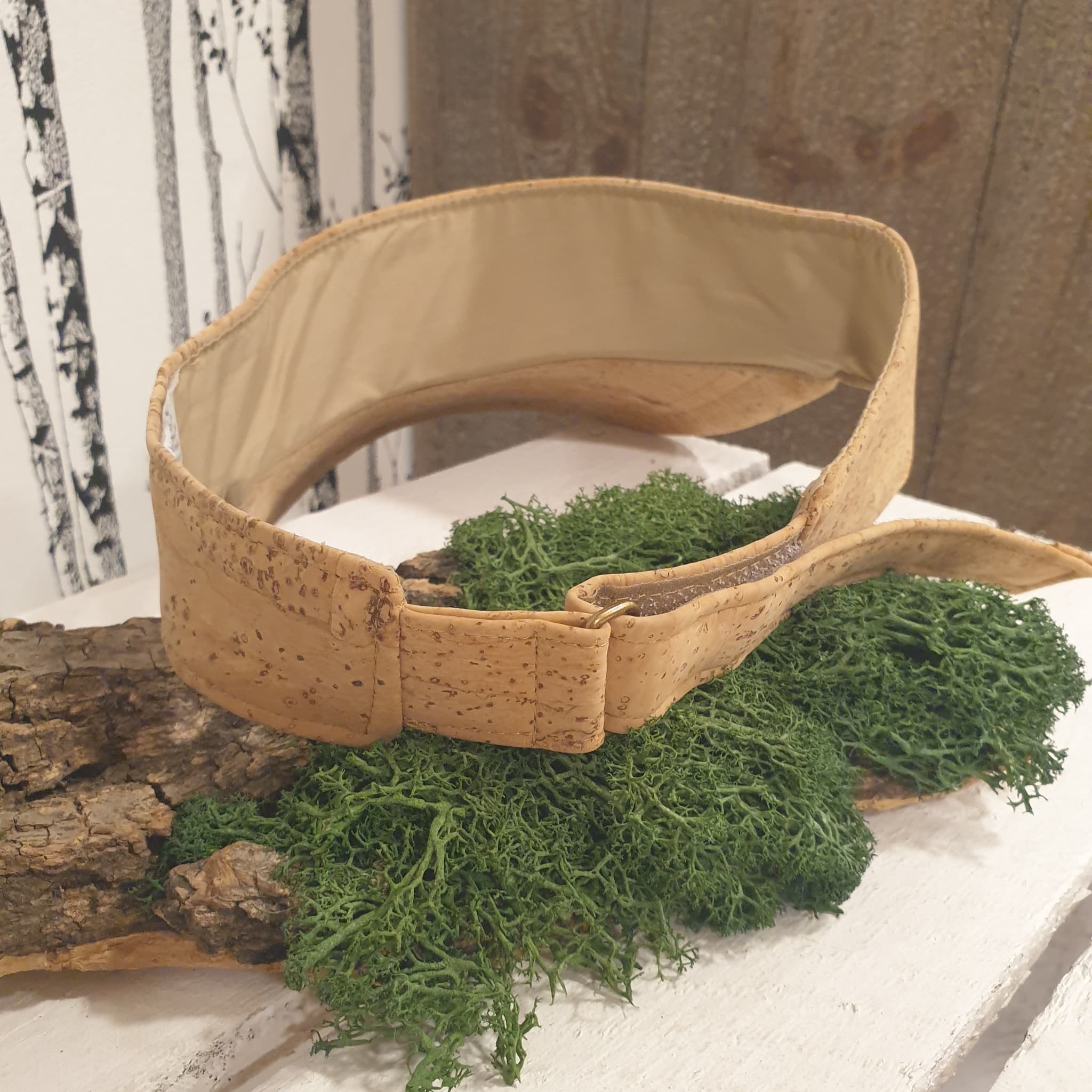 Visière unisexe - vue arrière sur velcro