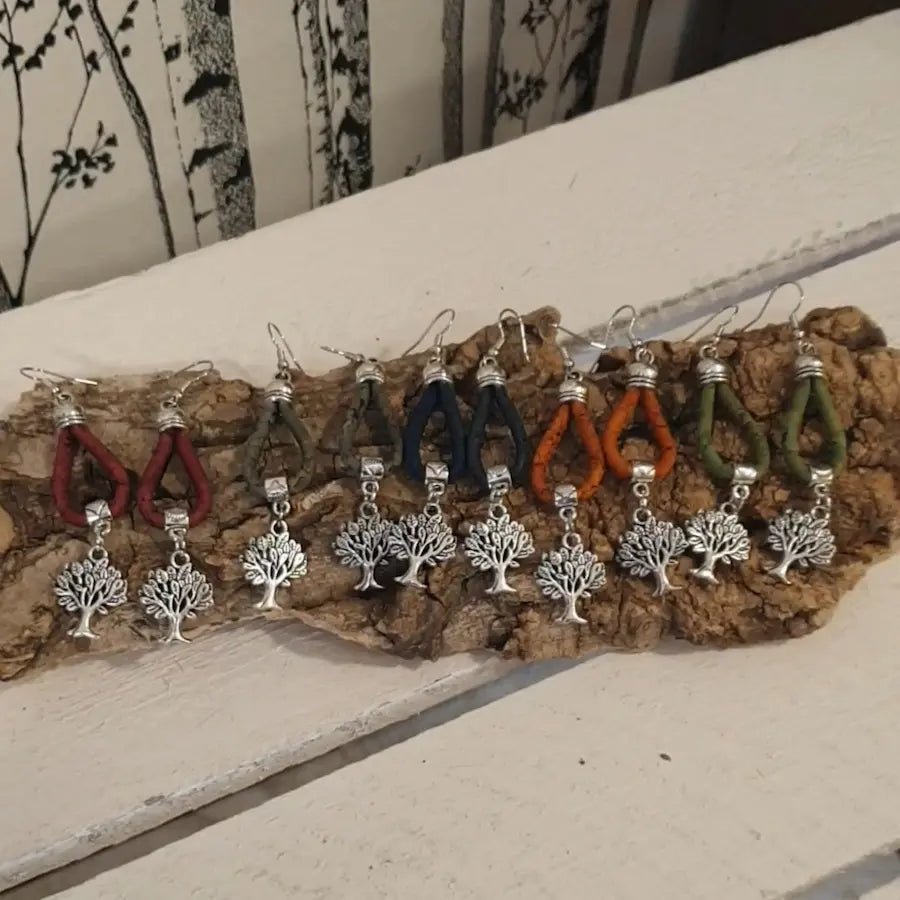 Vue d'ensemble des coloris des boucles d'oreilles