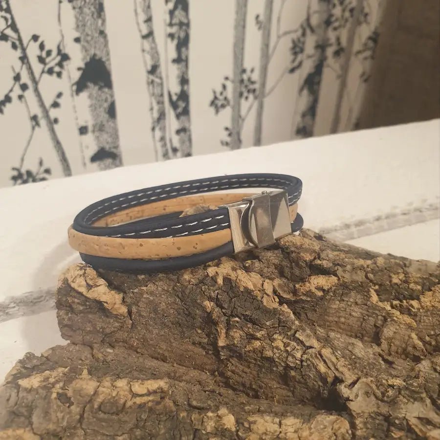 VUE ARRIERE BRACELET EN LIEGE