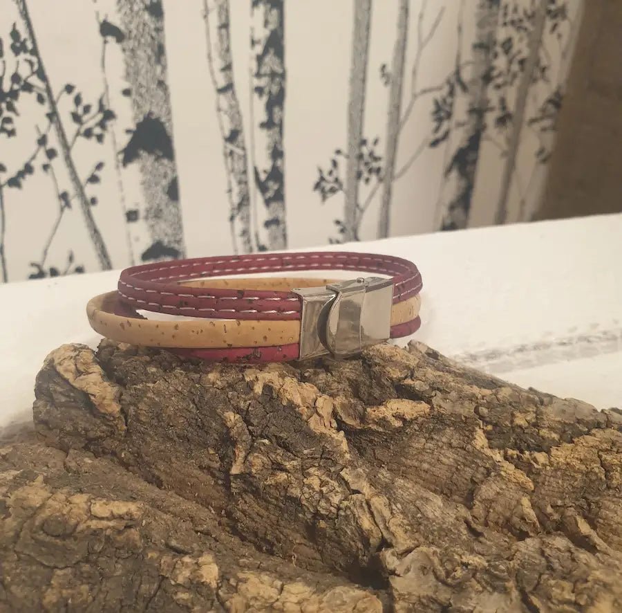 VUE ARRIERE FERMOIR ACIER INOXYDABLE BRACELET UNISEXE