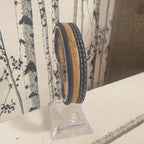 BRACELET EN LIEGE BLEU MARINE - vue de devant
