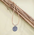 Collier en liege spirale et racine arbre de vie