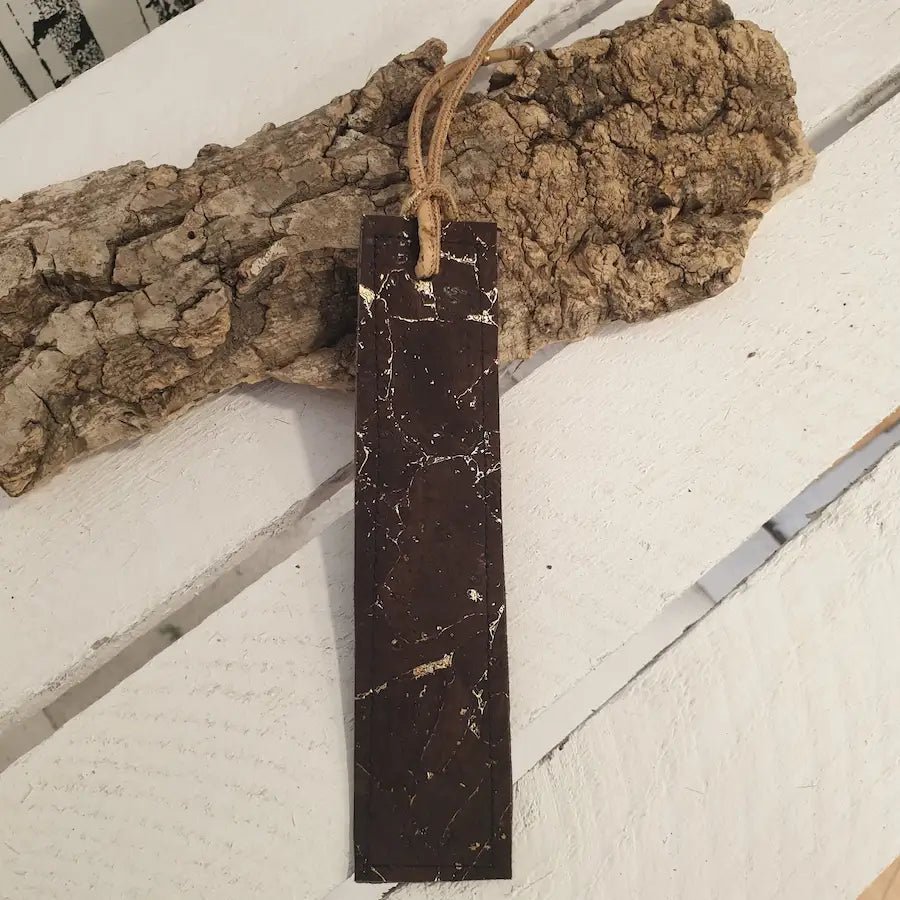 Marque-page en liège marron Lila EssenTerra