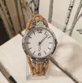 Montre en liège naturel Alma avec cadran fond blanc