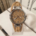 Montre en liège naturel Alma avec cadran fond liège
