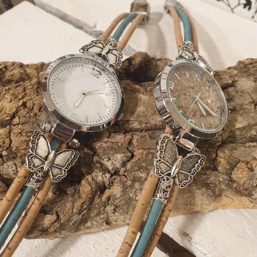 Ensemble montre en liège - vue de coté 