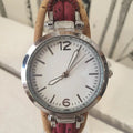 Montre artisanale en liège Ursula avec cadran fond blanc - haguenau