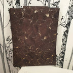 vue arrière pochette en liège marron foncé