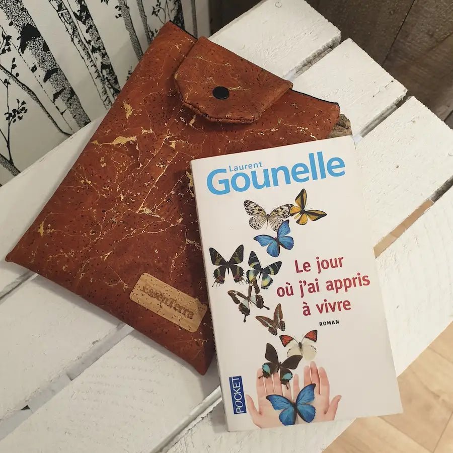 pochette à livres en liège format poche