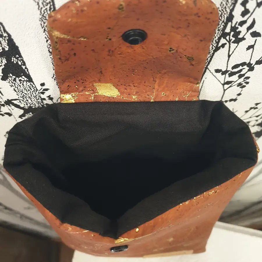 vue interieure pochette à livre en liège