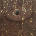 rabat avec pression de la pochette à livres en liège marron