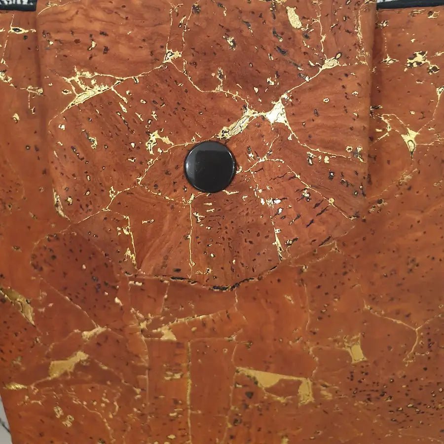 rabat avec pression pochette à livres en liège