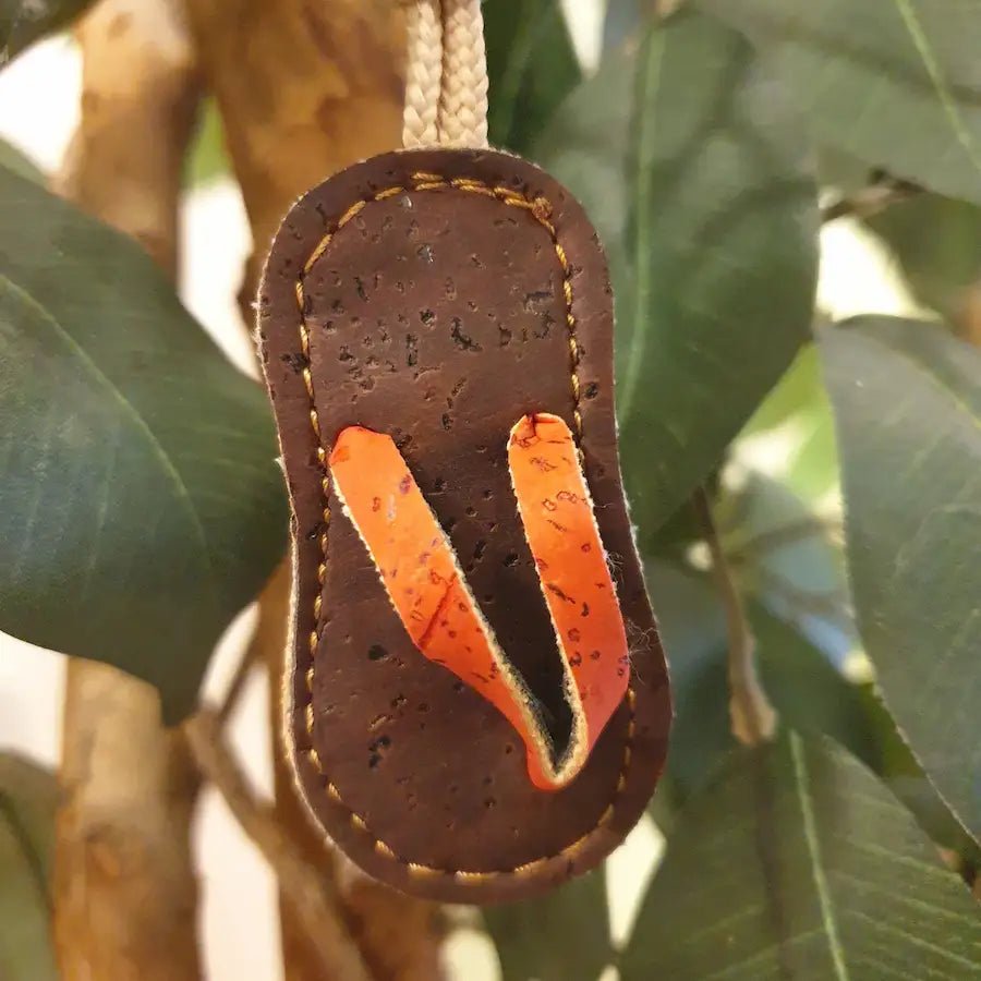 Porte-clés estival en liège Ursus – accessoire éco-responsable